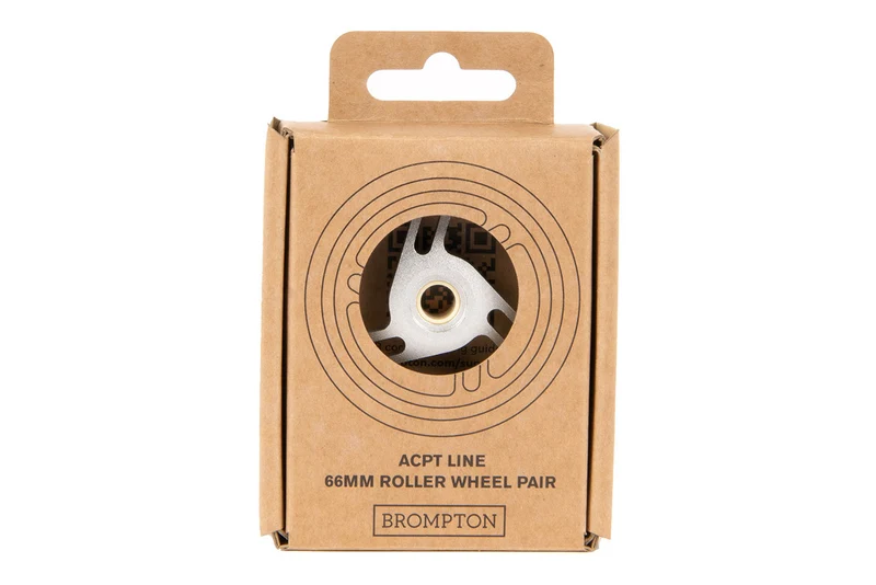 Brompton ColourLab Roller Wheels Silber