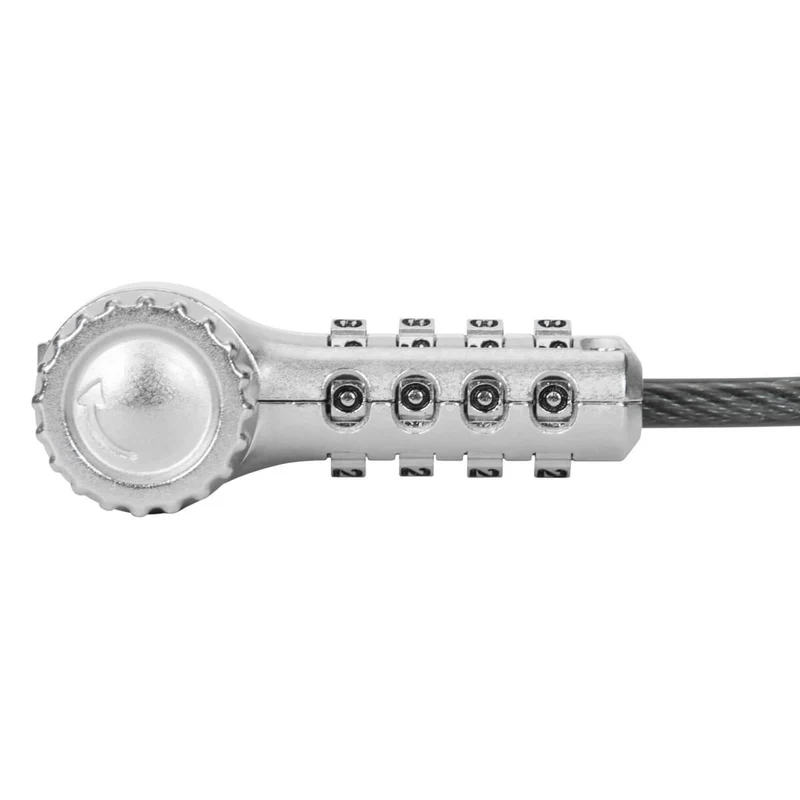DEFCON® Ultimate Universal Serialised Combination Cable Lock mit Slimline Adaptable Lock Head - (B2B Einzelverpackung)