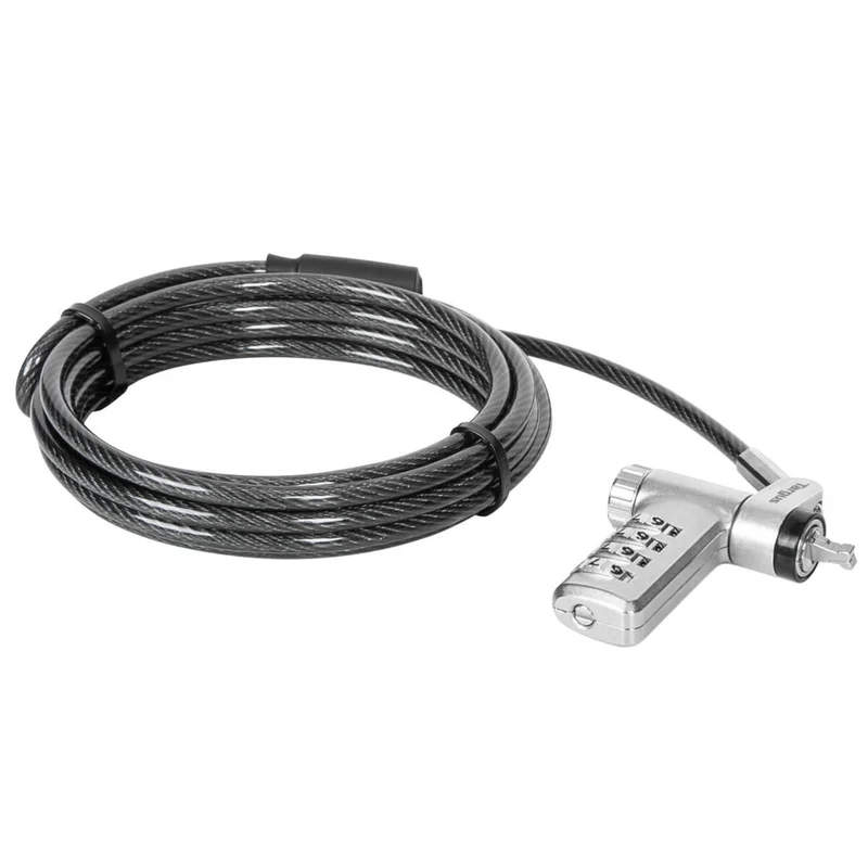 DEFCON® Ultimate Universal-Kombinationskabelschloss mit anpassbarem Slimline-Schlosskopf - (B2B 25er Pack)