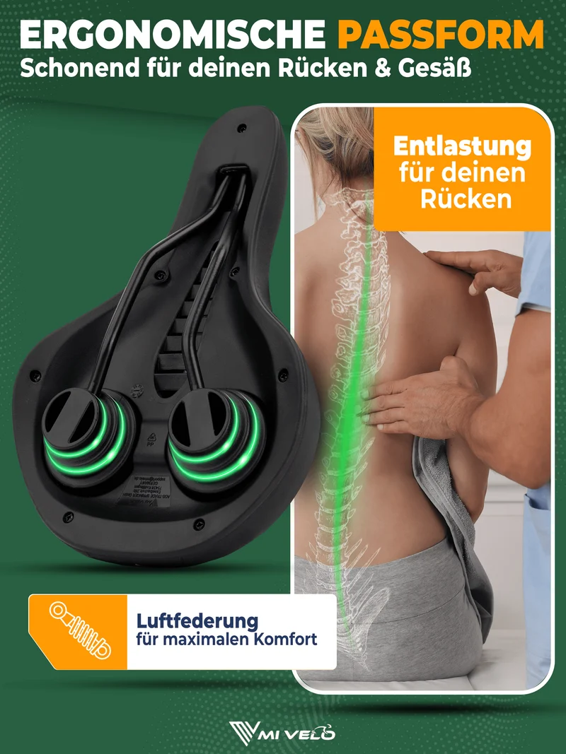 Mivelo Fahrradsattel Trekking Comfort Pro