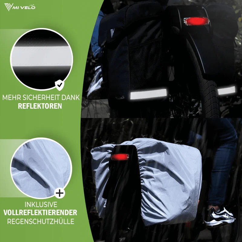 Mivelo Fahrrad Doppeltasche "DUPLEX" 36L