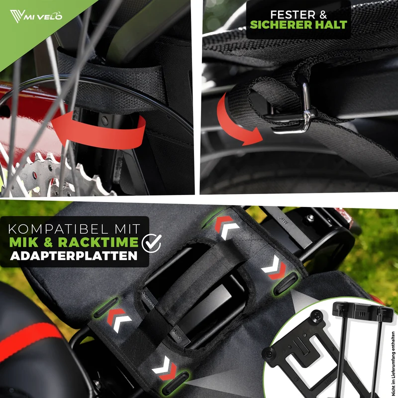 Mivelo Fahrrad Doppeltasche "DUPLEX" 36L