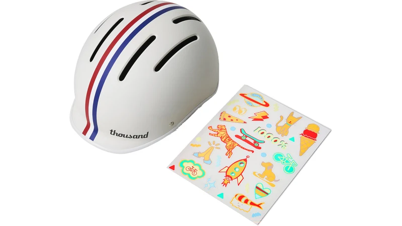 Kinderhelm Thousand Junior Speedway Creme