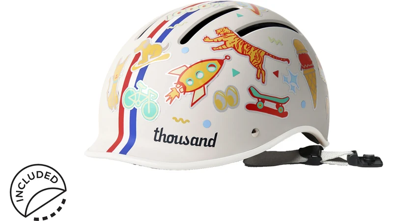 Kinderhelm Thousand Junior Speedway Creme