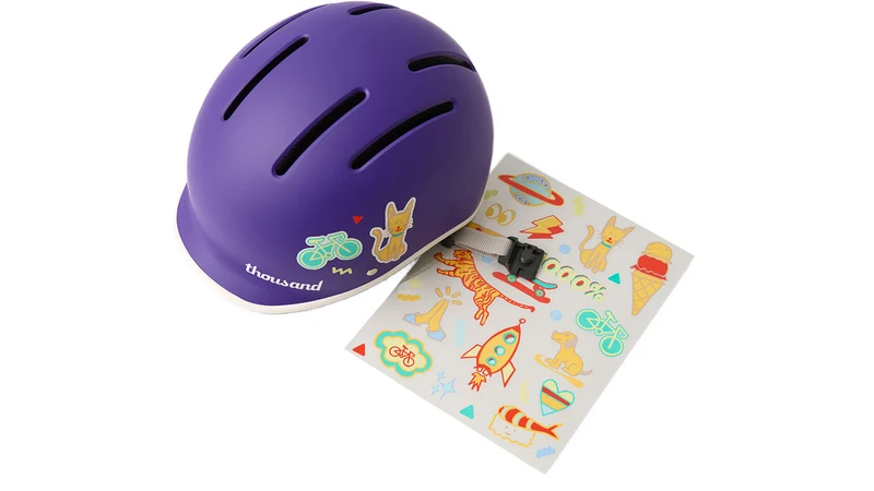 Kinderhelm Thousand Junior Party Purple