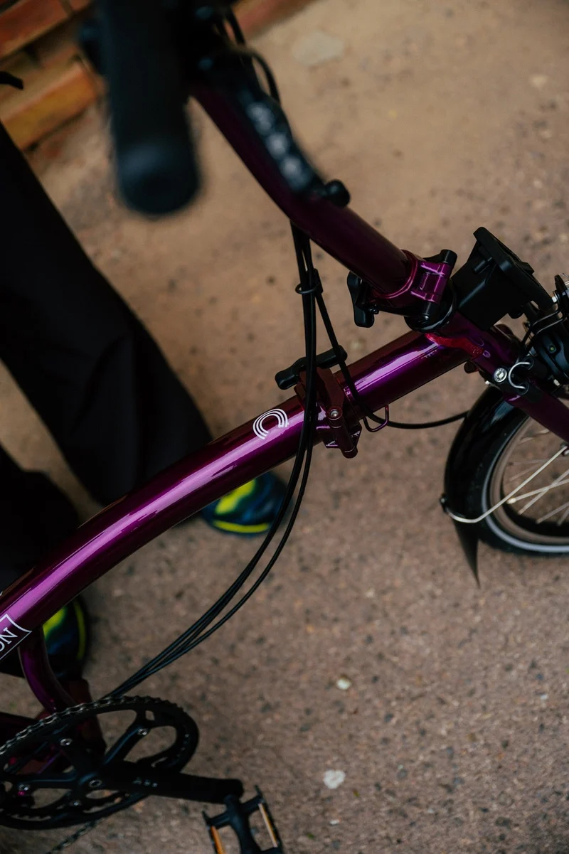 Faltrad Brompton C Line Low Amethyst Lacquer 4-Gang