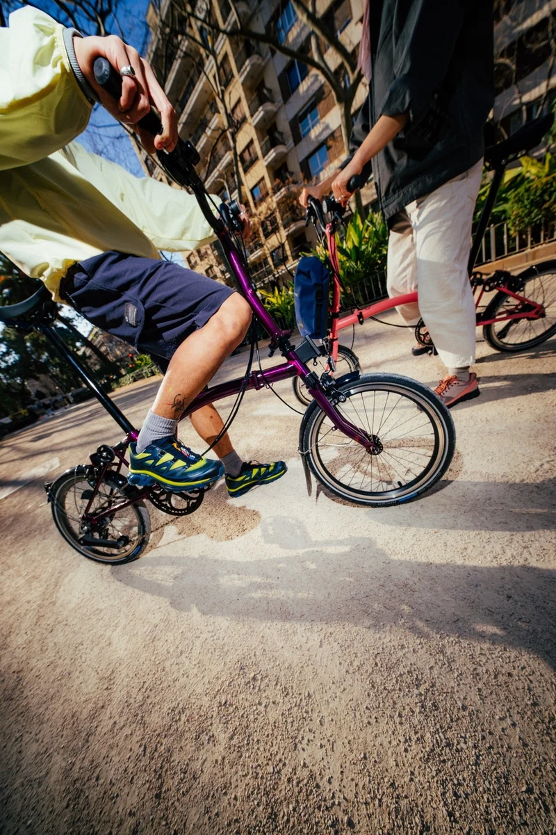 Faltrad Brompton C Line Low Amethyst Lacquer 4-Gang