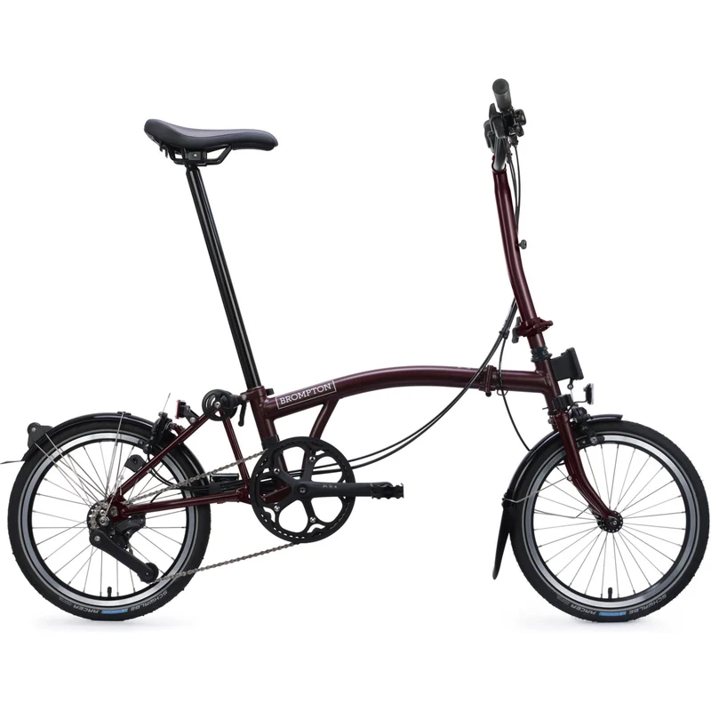 Faltrad Brompton C Line High Red Plum 4-Gang
