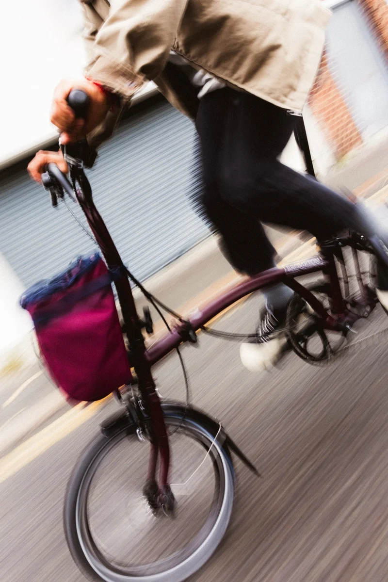 Faltrad Brompton C Line High Red Plum 4-Gang