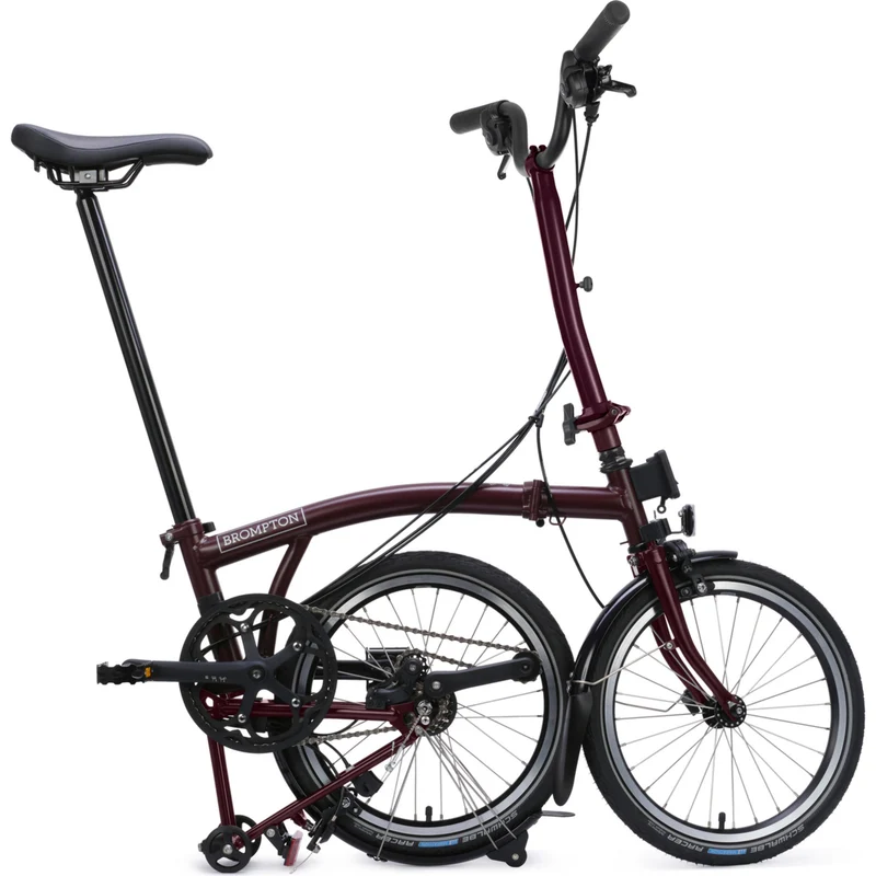 Faltrad Brompton C Line High Red Plum 4-Gang