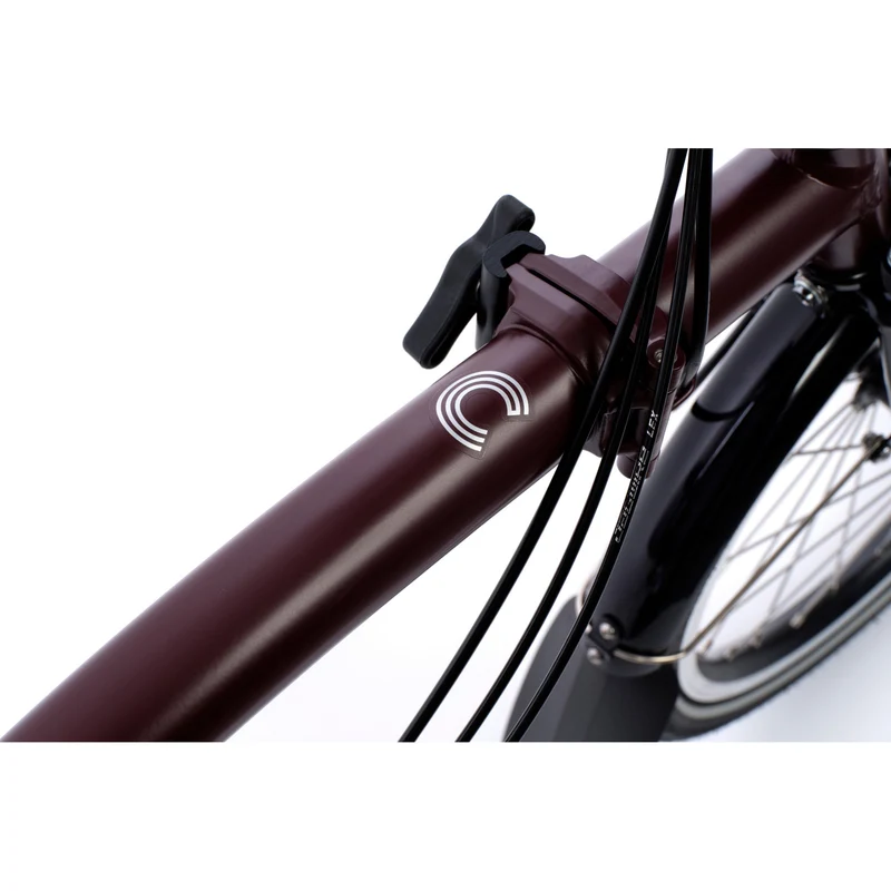 Faltrad Brompton C Line High Red Plum 4-Gang