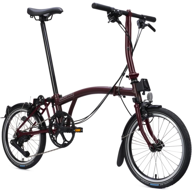 Faltrad Brompton C Line Low Red Plum 4-Gang