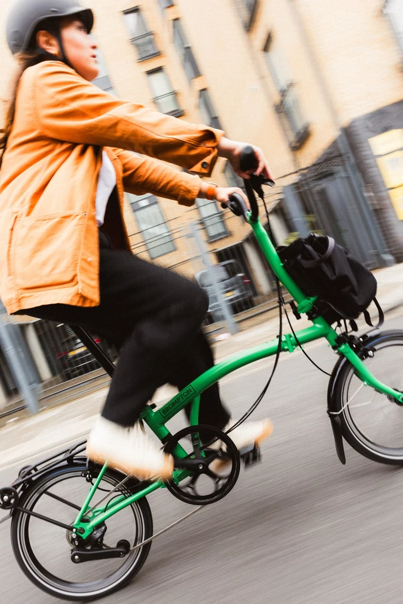 Faltrad Brompton C Line Low Palm Green 4-Gang