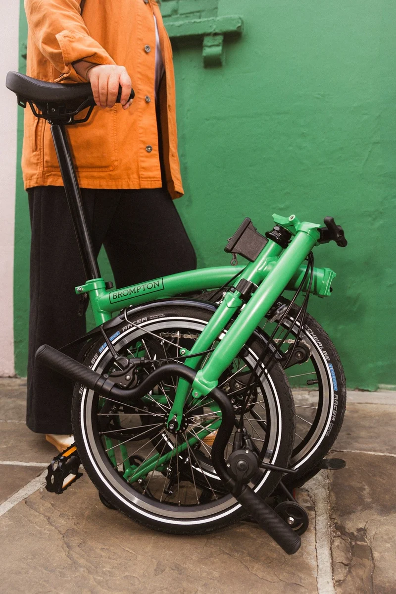 Faltrad Brompton C Line Low Palm Green 4-Gang