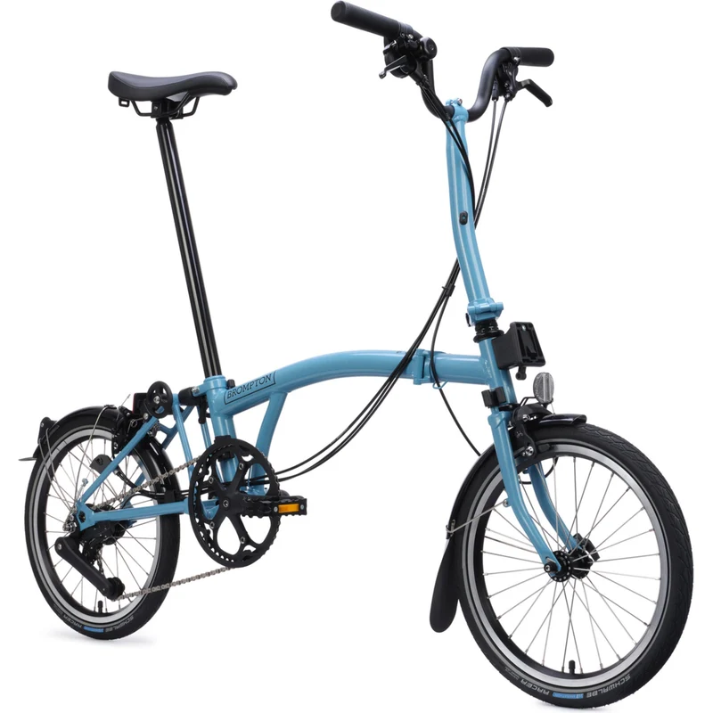 Faltrad Brompton C Line Mid Cloud Metallic 4-Gang