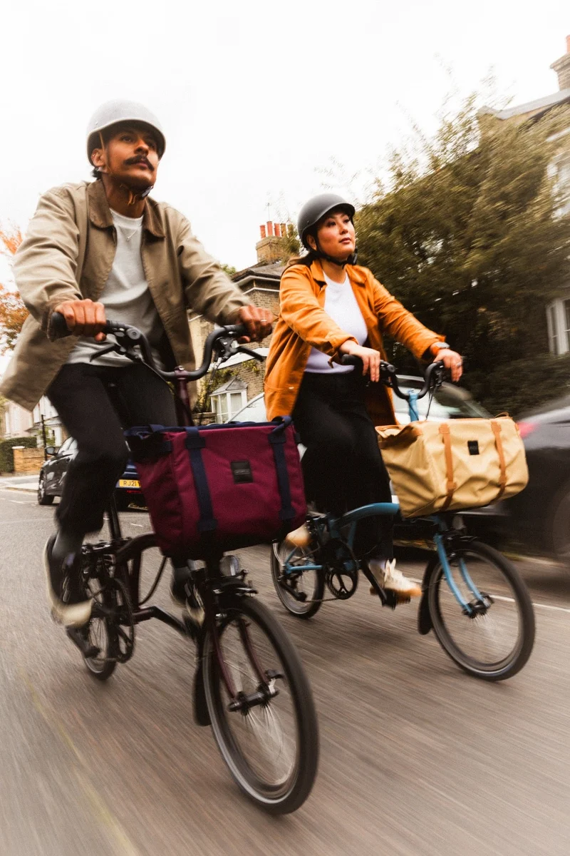 Faltrad Brompton C Line Mid Cloud Metallic 4-Gang