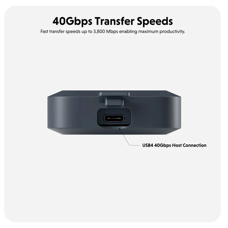HyperDrive Next USB4 NVMe SSD-Gehäuse