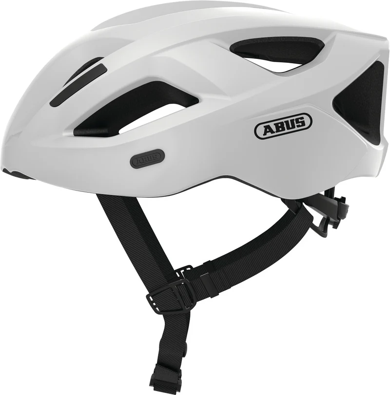 ABUS Fahrradhelm City - Aduro 2.1 polar white - Größe S