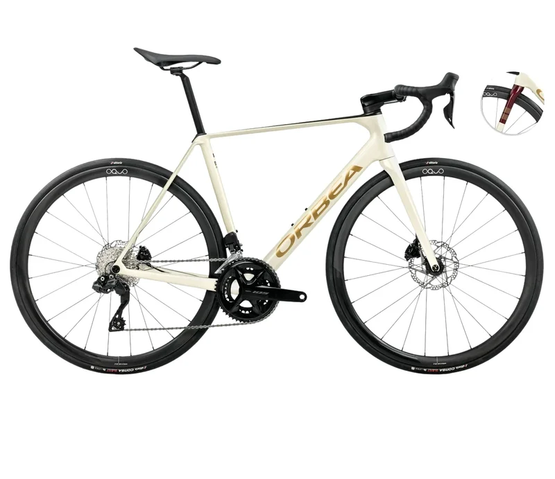 Orbea ORCA M35i White - Burgundy - Vulcano