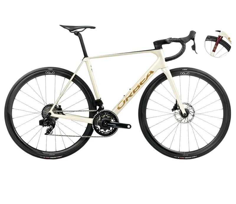 Orbea ORCA M21eTEAM PWR White - Burgundy - Vulcano