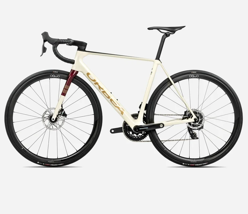 Orbea ORCA M21eTEAM PWR White - Burgundy - Vulcano