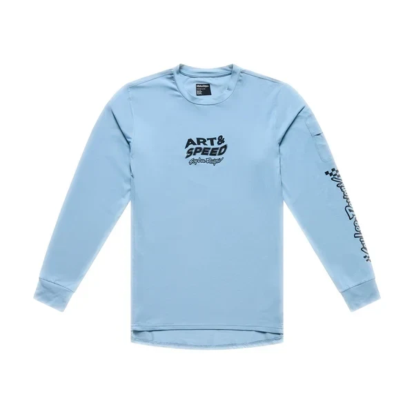 Troy Lee Designs Ruckus Ride Langarm Shirt Waves