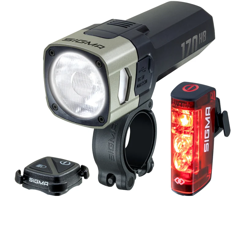 Sigma Aura 170 HB Link Beleuchtungsset Fernlicht, Hiro 50 oder Reco 80