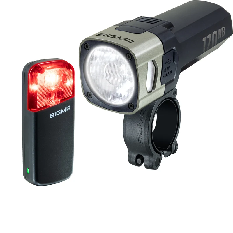 Sigma Aura 170 HB Link Beleuchtungsset Fernlicht, Hiro 50 oder Reco 80