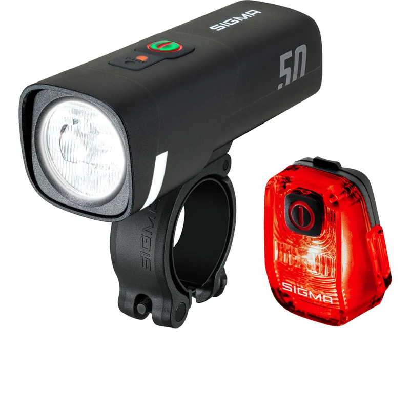 Sigma Aura 50 / Hiro 10 Beleuchtungsset 50 Lux Sensor USB-C StVZO