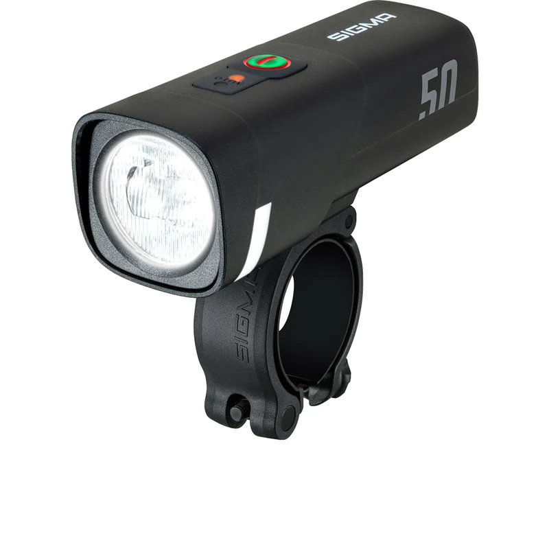 Sigma Aura 50 USB Fahrradlicht vorne 50 Lux Sensor StVZO