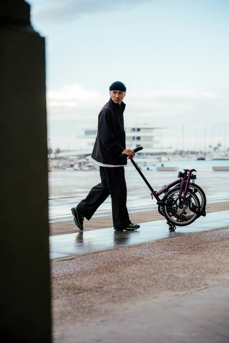 Faltrad Brompton C Line High Amethyst Lacquer 4-Gang