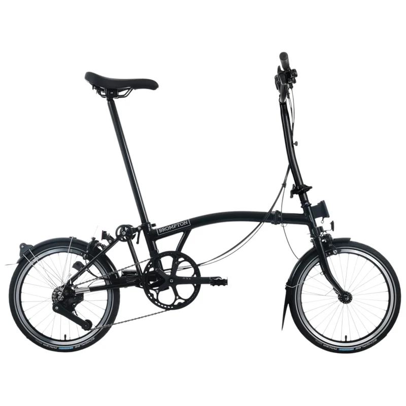 Faltrad Brompton C Line High Matt Black 4-Gang