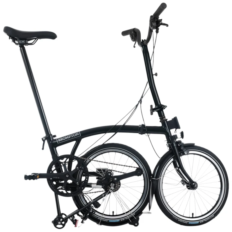 Faltrad Brompton C Line High Matt Black 4-Gang