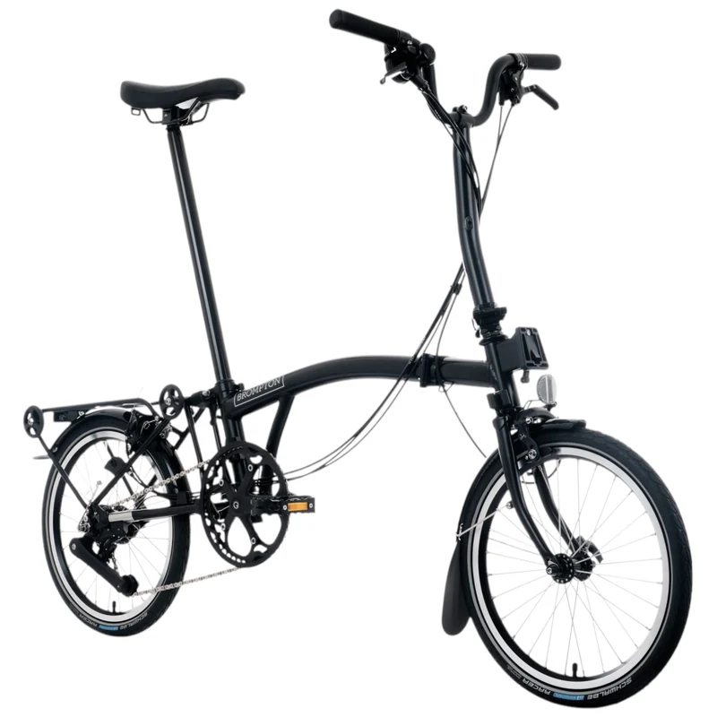 Faltrad Brompton C Line Mid Matt Black 4-Gang