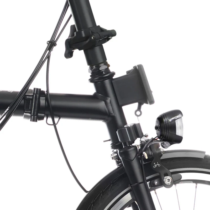Faltrad Brompton C Line Mid Matt Black 4-Gang