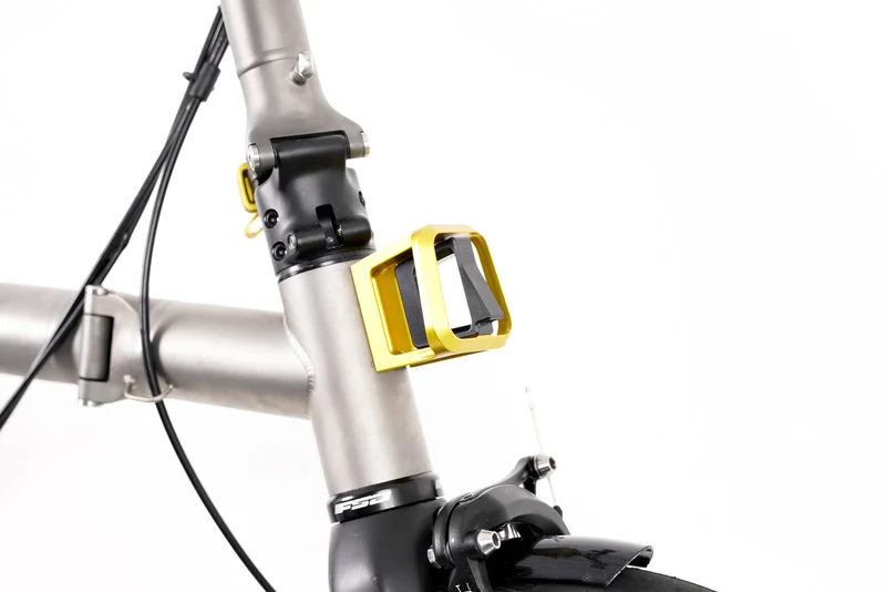 Brompton ColourLab Forged Front Carrier Block Gold