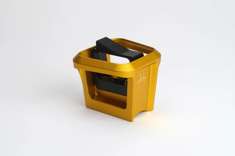 Brompton ColourLab Forged Front Carrier Block Gold