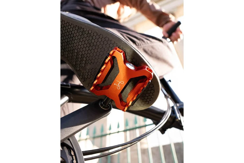 Brompton ColourLab Superlight Quick Release Pedals Orange
