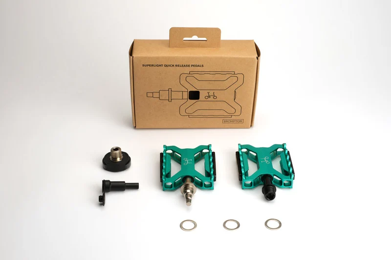 Brompton ColourLab Superlight Quick Release Pedals Grün