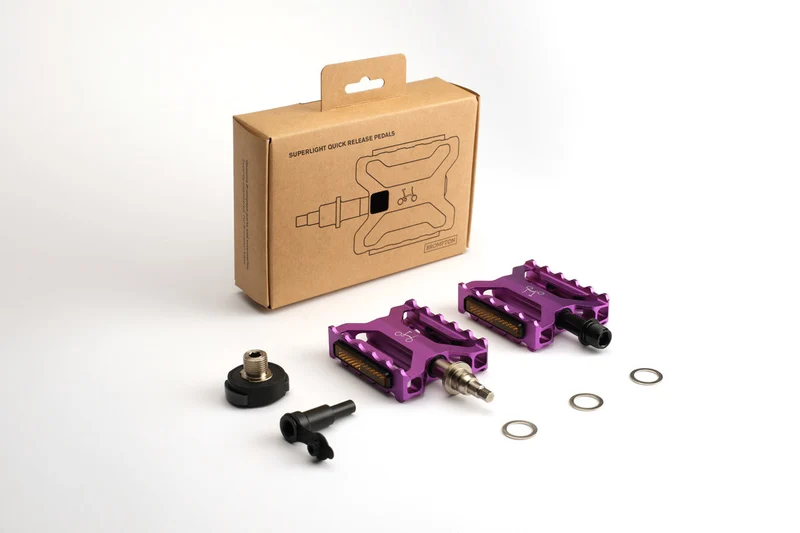 Brompton ColourLab Superlight Quick Release Pedals Purple