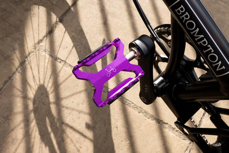 Brompton ColourLab Superlight Quick Release Pedals Purple