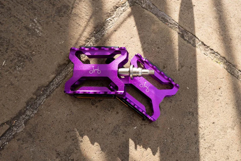 Brompton ColourLab Superlight Quick Release Pedals Purple