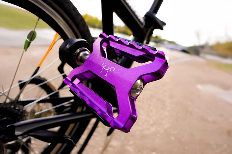 Brompton ColourLab Superlight Quick Release Pedals Purple