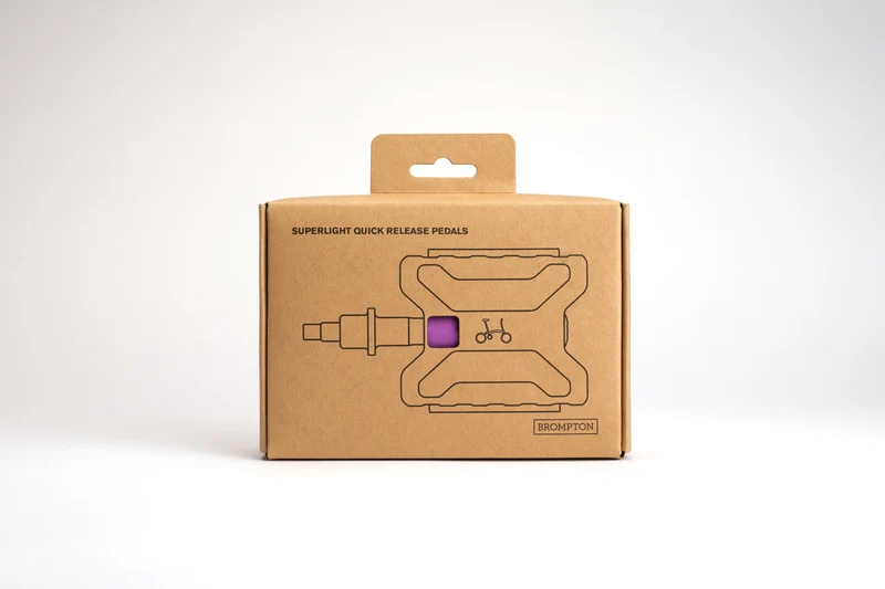 Brompton ColourLab Superlight Quick Release Pedals Purple
