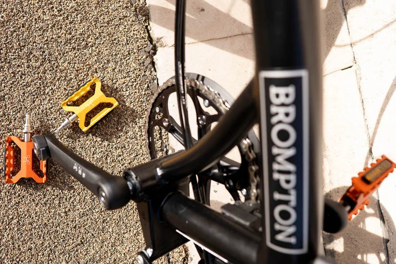 Brompton ColourLab Superlight Quick Release Pedals Gold