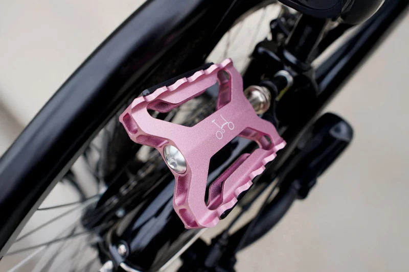 Brompton ColourLab Superlight Quick Release Pedals Pink
