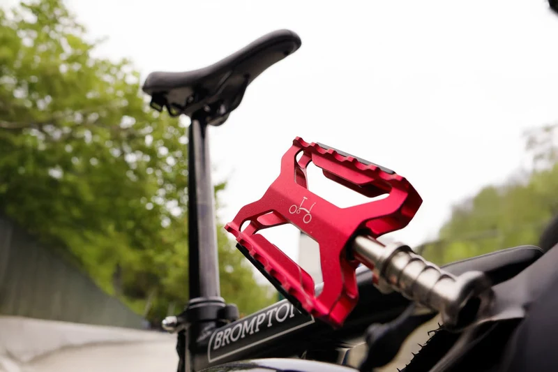 Brompton ColourLab Superlight Quick Release Pedals Rot