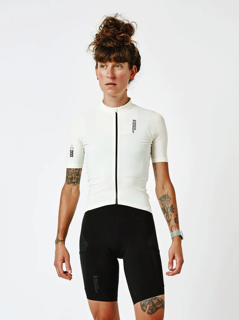 Mission Workshop Women’s Pro Road Jersey Tofu