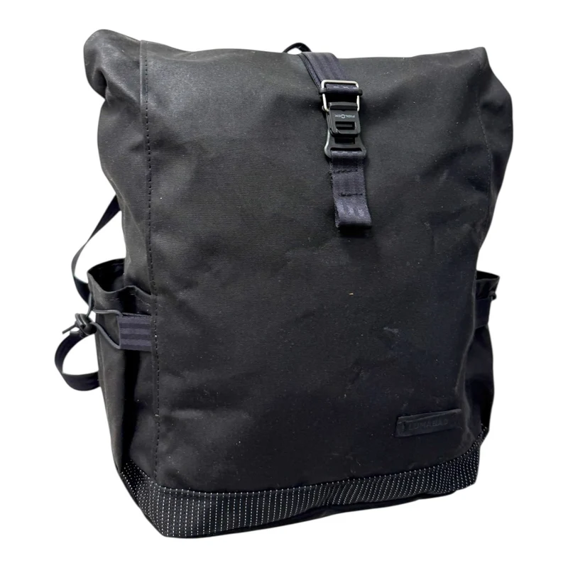 Lumabag Shorty Rucksack Waxed Canvas Black