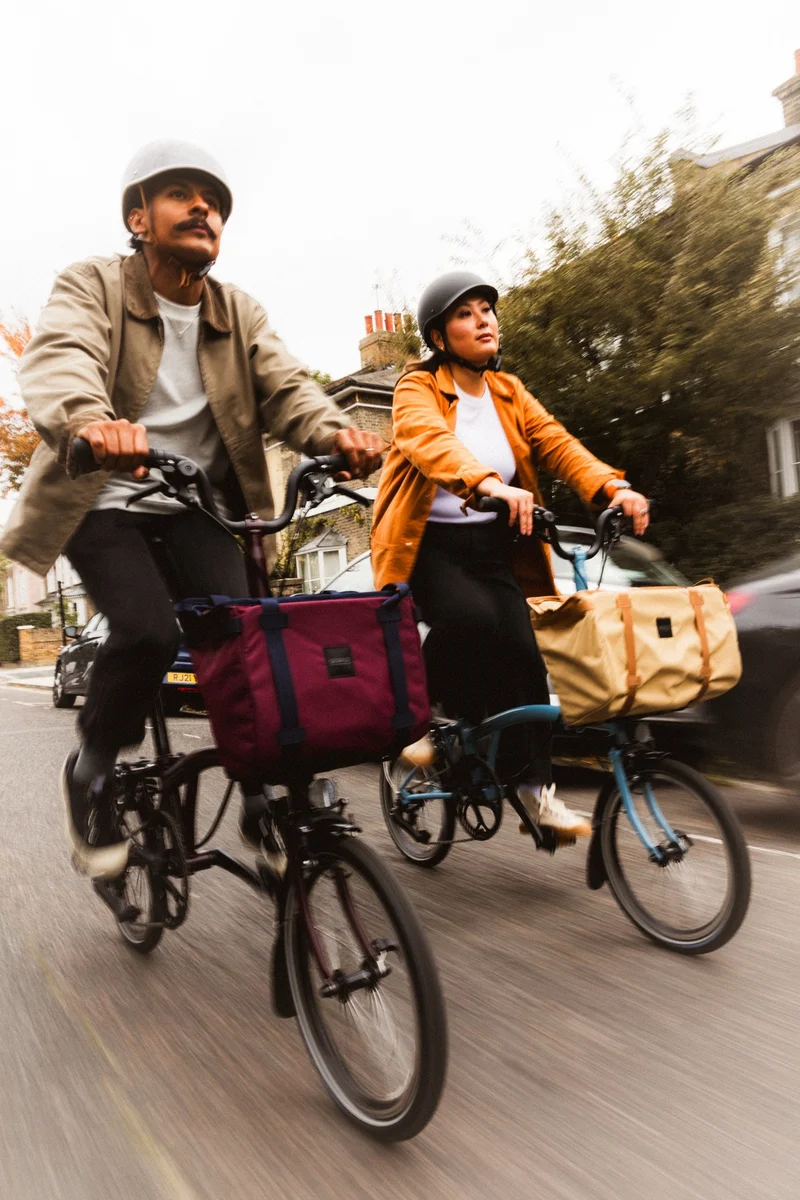 Faltrad Brompton C Line Mid Cloud Metallic 12-Gang